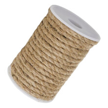 12mm Natural Jute Rope Durable Thick Twine for Crafts Home Decor Gardening and Cat Posts