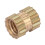 M2.5 Brass Knurled Inserts 100pcs M2.5*4*3.5 8