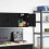 Berkfield Garage Wall Cabinet Black Engineered Wood 2