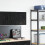 Berkfield Garage Wall Cabinet Black Engineered Wood 3