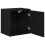 Berkfield Garage Wall Cabinet Black Engineered Wood 5