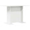 Berkfield Dining Table White 110 x 60 x 75 cm Engineered Wood 2