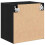 Berkfield Garage Wall Cabinet Black Engineered Wood 8