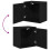 Berkfield Garage Wall Cabinet Black Engineered Wood 9