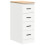 Berkfield Garage Storage Cabinet White 30x51x85 cm Solid Wood Pine 2