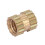 M2.5 Brass Knurled Inserts 100pcs M2.5*4*3.5 11