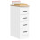 Berkfield Garage Storage Cabinet White 30x51x85 cm Solid Wood Pine 4