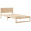 Berkfield Bed Frame with Headboard Natural 75 x 190 cm Solid Pine Wood 4