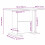 Berkfield Dining Table White 110 x 60 x 75 cm Engineered Wood 10