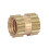 M2.5 Brass Knurled Inserts 100pcs M2.5*4*3.5 12
