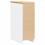 Berkfield Garage Storage Cabinet White 30x51x85 cm Solid Wood Pine 8