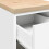 Berkfield Garage Storage Cabinet White 30x51x85 cm Solid Wood Pine 9
