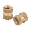 M2.5 Brass Knurled Inserts 100pcs M2.5*4*3.5 13