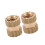 M2.5 Brass Knurled Inserts 100pcs M2.5*4*3.5 15