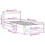 Berkfield Bed Frame with Headboard White 75 x 190 cm Solid Pine Wood 10