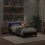 Berkfield Bed Frame with LED Old Wood 75 x 190 cm Engineered Wood 3