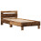 Berkfield Bed Frame with LED Old Wood 75 x 190 cm Engineered Wood 4