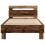 Berkfield Bed Frame with LED Old Wood 75 x 190 cm Engineered Wood 5