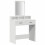 Berkfield Dressing Table White 79 x 41 x 140 cm Engineered Wood 2