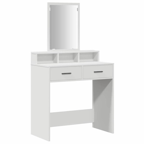 Berkfield Dressing Table White 79 x 41 x 140 cm Engineered Wood 1