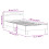 Berkfield Bed Frame with LED Old Wood 75 x 190 cm Engineered Wood 9