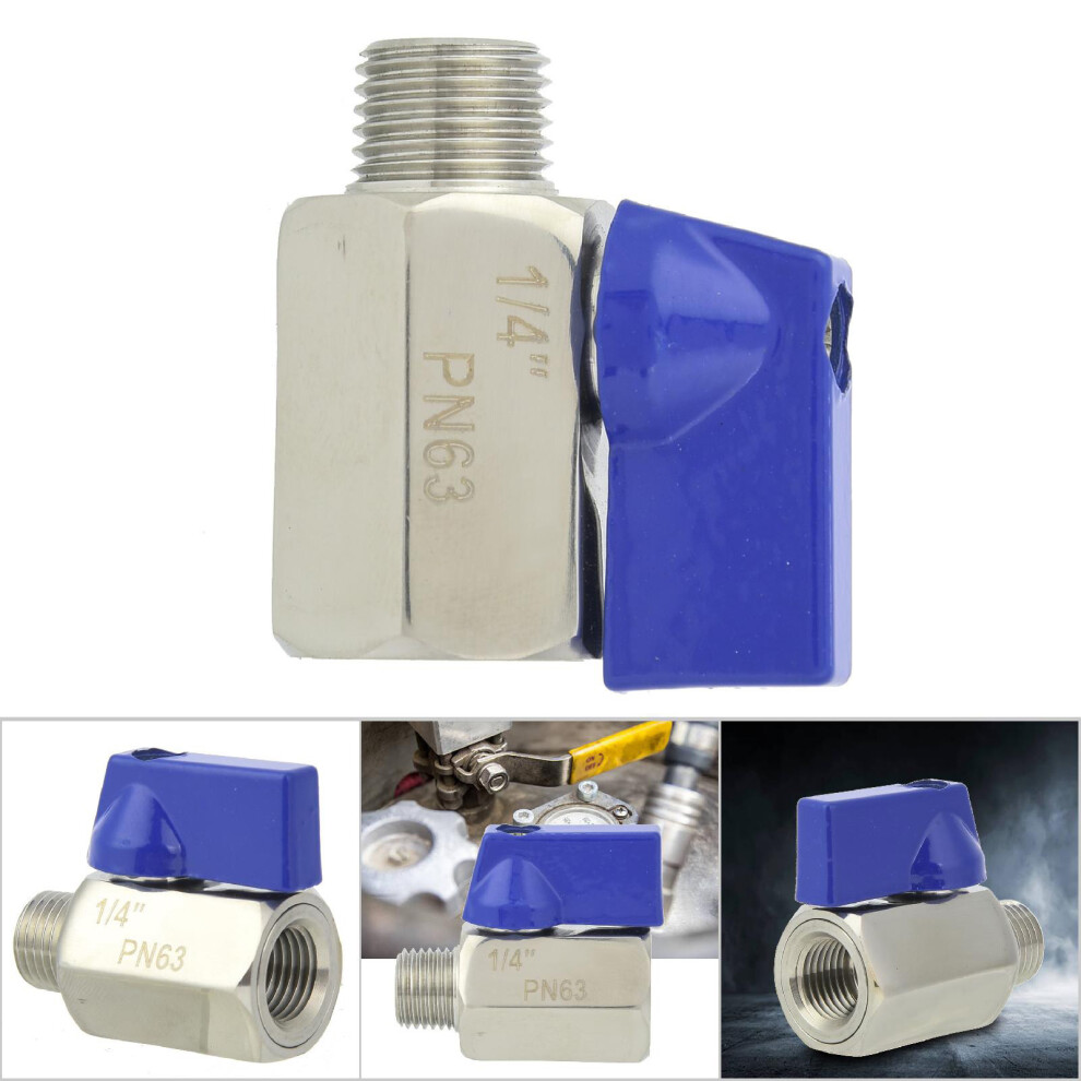 BSPP Two-Way Shut-Off Valve Stainless Steel