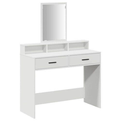 Berkfield Dressing Table White 100 x 41 x 140 cm Engineered Wood 1
