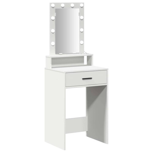 Berkfield Dressing Table White 50 x 41 x 140 cm Engineered Wood 1