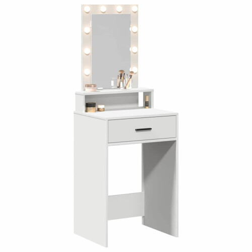 Berkfield Dressing Table White 50 x 41 x 140 cm Engineered Wood 2