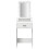 Berkfield Dressing Table White 50 x 41 x 140 cm Engineered Wood 5