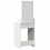 Berkfield Dressing Table White 50 x 41 x 140 cm Engineered Wood 7