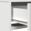 Berkfield Dressing Table White 50 x 41 x 140 cm Engineered Wood 10