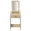 Berkfield Dressing Table Brown 50 x 41 x 140 cm Engineered Wood 5
