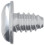 Berkfield Lock Screws 2 pcs Silver M4 x 5 mm Iron 4