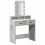 Berkfield Dressing Table Grey 79 x 41 x 140 cm Engineered Wood 2
