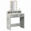 Berkfield Dressing Table Grey 79 x 41 x 140 cm Engineered Wood 3