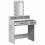Berkfield Dressing Table Grey 79 x 41 x 140 cm Engineered Wood 4