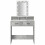 Berkfield Dressing Table Grey 79 x 41 x 140 cm Engineered Wood 5