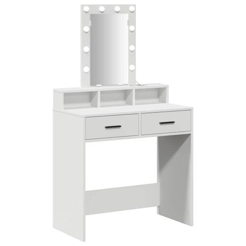 Berkfield Dressing Table White 79 x 41 x 140 cm Engineered Wood 1