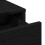 Berkfield Dressing Table Black 50 x 41 x 140 cm Engineered Wood 8
