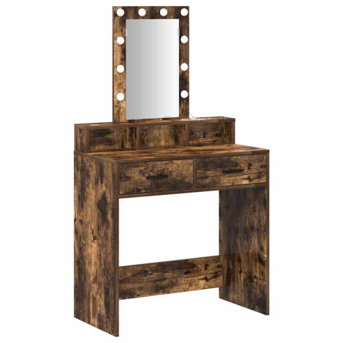 Berkfield Dressing Table Brown 79 x 41 x 140 cm Engineered Wood 1