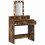 Berkfield Dressing Table Brown 79 x 41 x 140 cm Engineered Wood 4