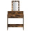 Berkfield Dressing Table Brown 79 x 41 x 140 cm Engineered Wood 5
