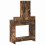 Berkfield Dressing Table Brown 79 x 41 x 140 cm Engineered Wood 7