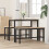 Berkfield Dining Bench Natural 100 x 32.5 x 49 cm Solid pine wood 3