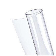 Clear PVC Table Protector 85x150cm Waterproof Heat Resistant Transparent Table Cover for Desk or Dining Table