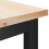 Berkfield Dining Bench Natural 100 x 32.5 x 49 cm Solid pine wood 6