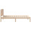Berkfield Bed Frame with Headboard Brown 75 x 190 cm Solid Pine Wood 6