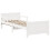 Berkfield Bed Frame with Headboard White 80 x 200 cm Engineered Wood 4
