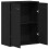 Berkfield Sideboard Black Oak 60x30x75 cm Engineered Wood 5